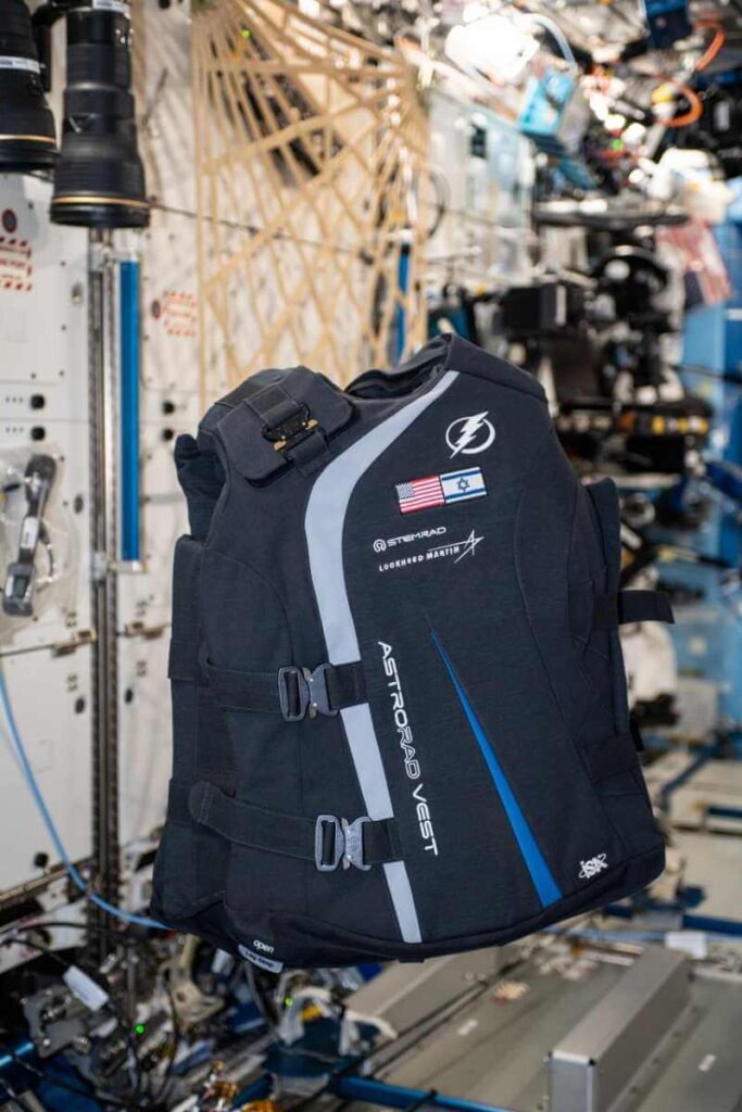 AstroRad Vest aboard the International Space Station