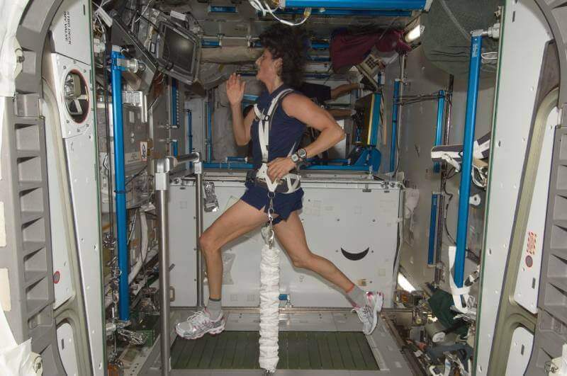 Astronaut Exercising On The COLBERT