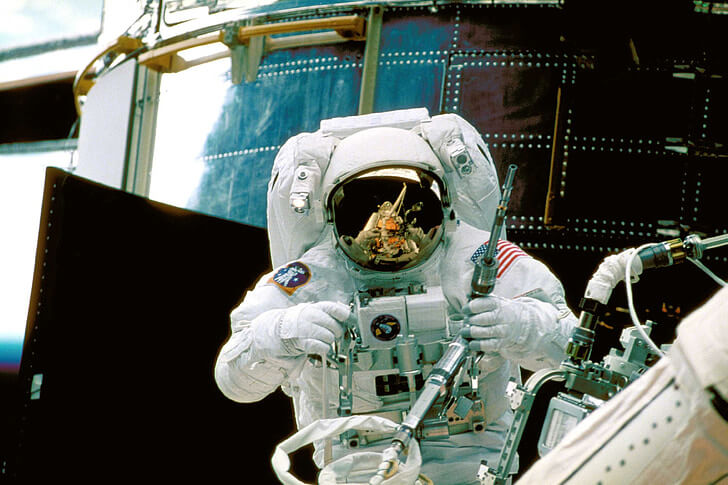 Astronaut On Space Walk