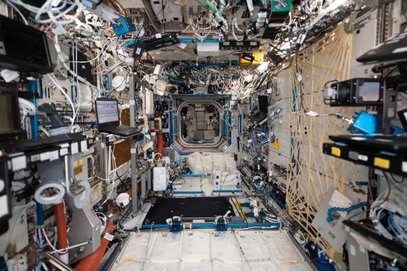 A View of the Destiny US Laboratory aboard the International Space Station (ISS)