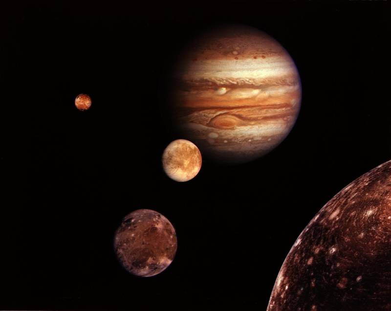 Jupiter and its moons