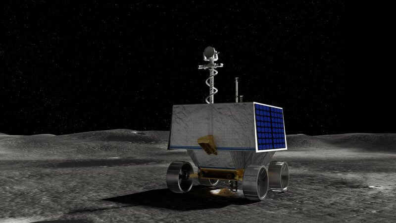 VIPER Mobile Robot On The Moon
