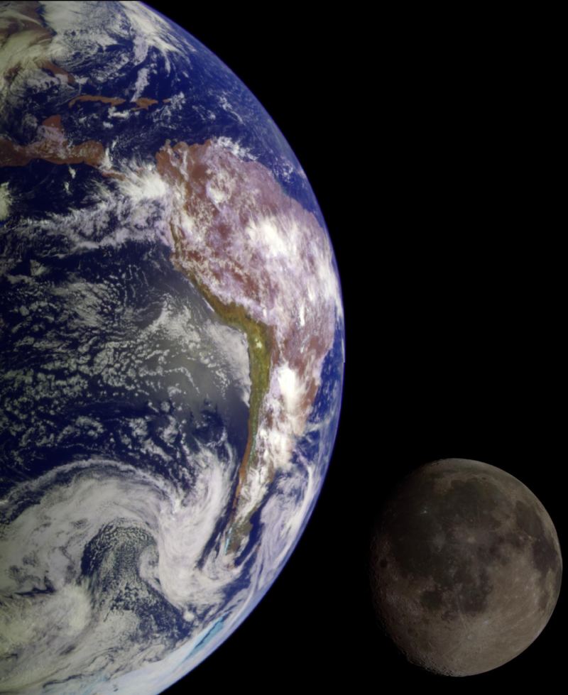 The Earth and it's Moon