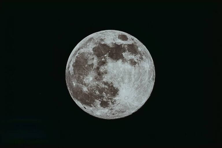 View of a Full Moon