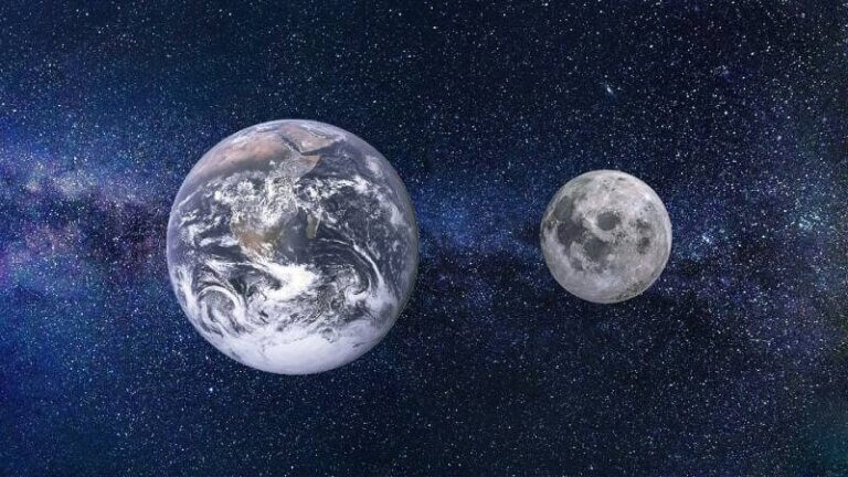 Earth and The Moon