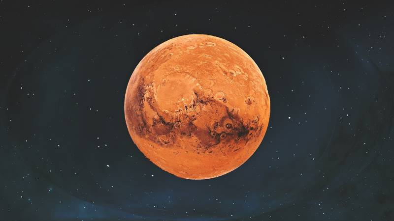 Mars In Space