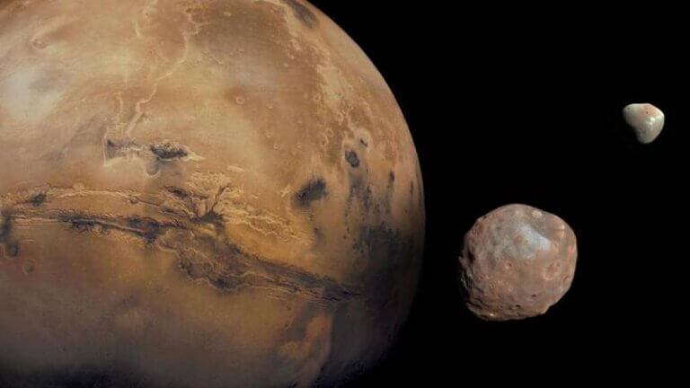Mars and it's Moons