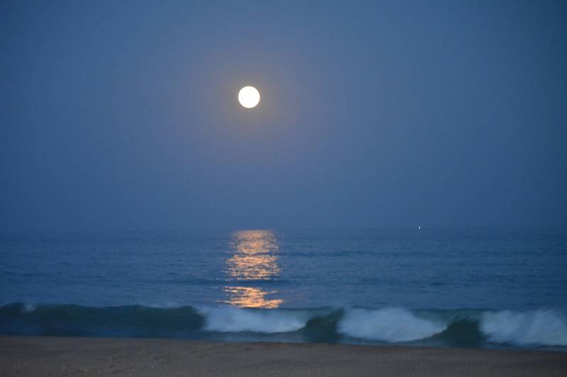 The Moon Causing High and Low Tides