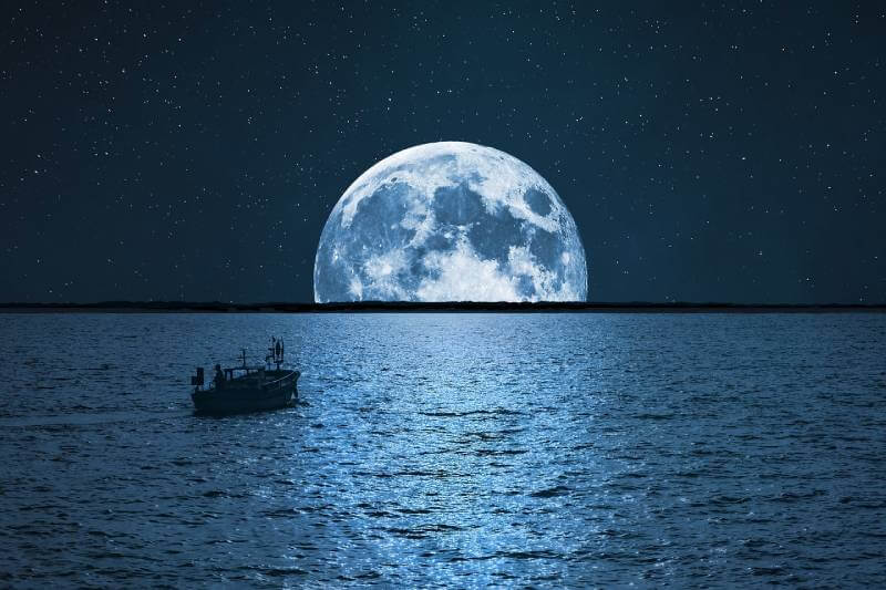 The Moon and The Ocean