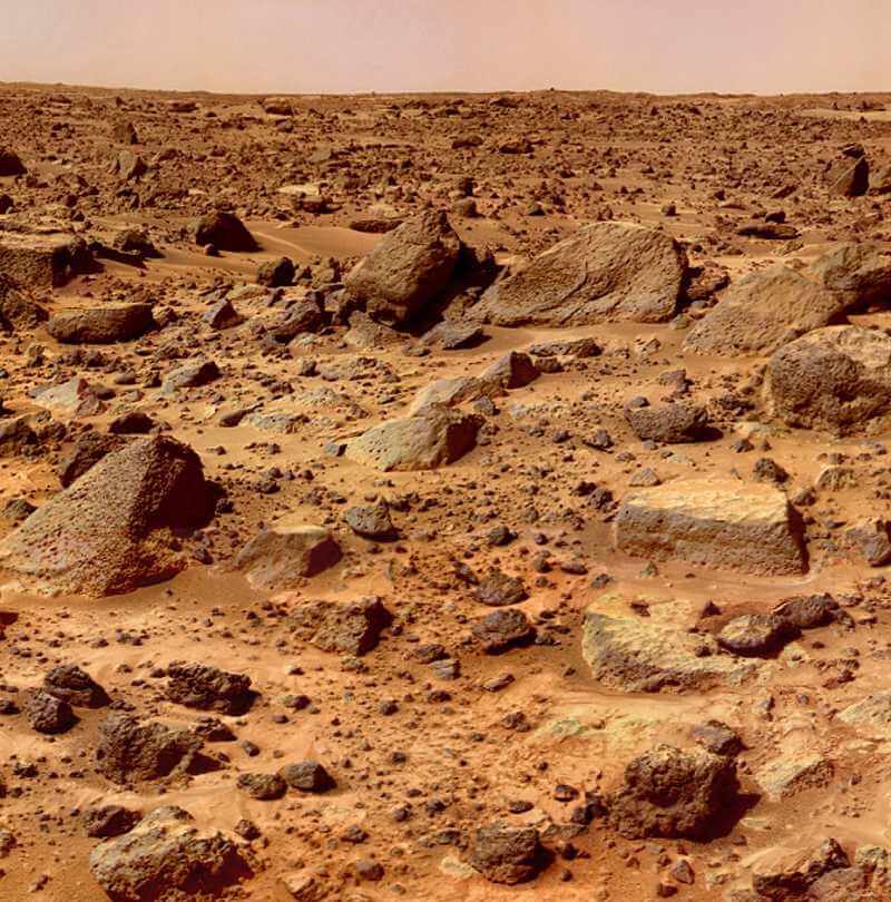 Mars Rusty Surface